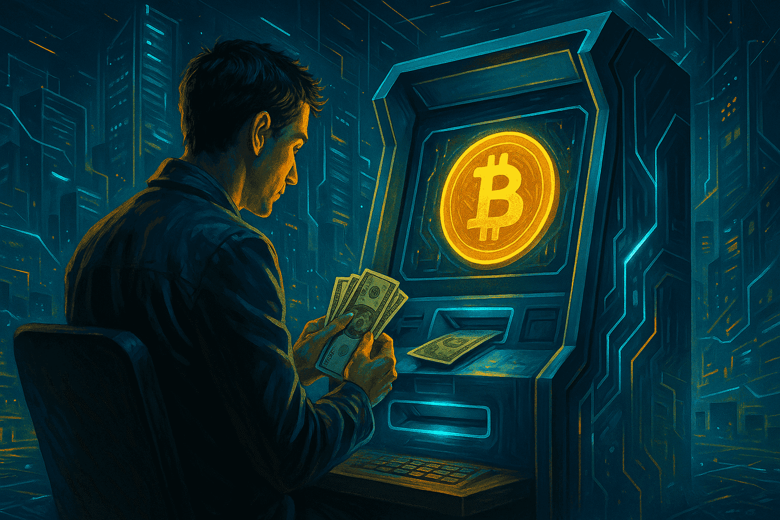 Retirar efectivo de Bitcoin 