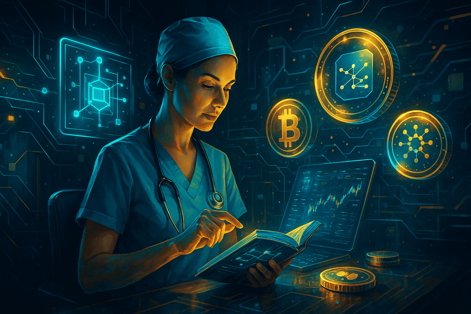 Blockchain salud, sector sanitario, hospital 