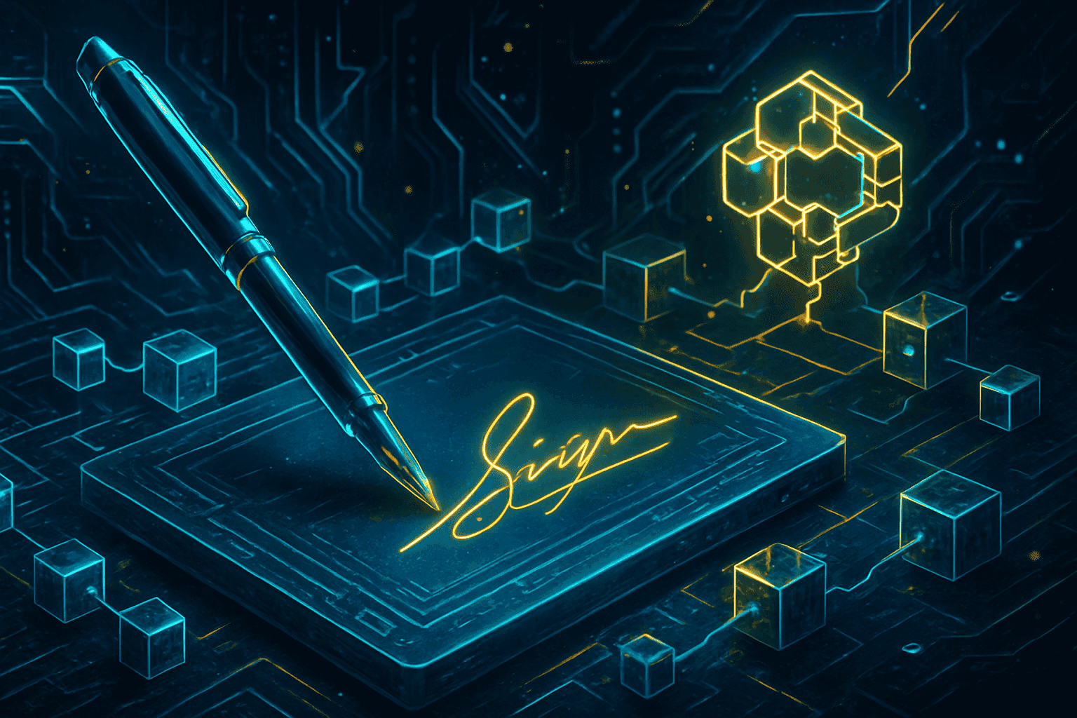 Firma digital blockchain
