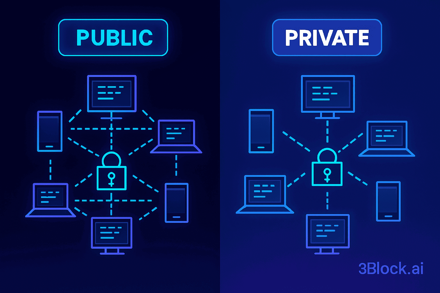 Blockchain privadas, cadena de bloques privadas
